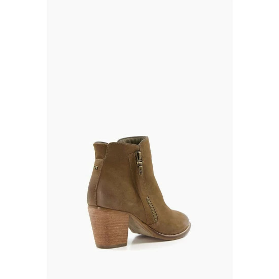 Dune London Camel Paice Zip-Up Ankle Boots 5 Dune London Camel Paice Zip-Up Ankle Boots - Image 3