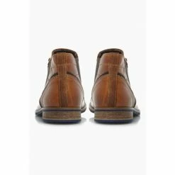 Dune London Brown Chili Leather Toecap Detail Chelsea Boots -Dune London Sales unnamed file 1813