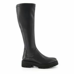 Dune London Black Tyren Stretch Heavy Outsole Boots