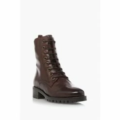 Alternative view of Dune London Brown Prestone Cleated Hiker Boots