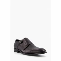 Dune London Black Schemer Double Monk Toecap Shoes -Dune London Sales unnamed file 184