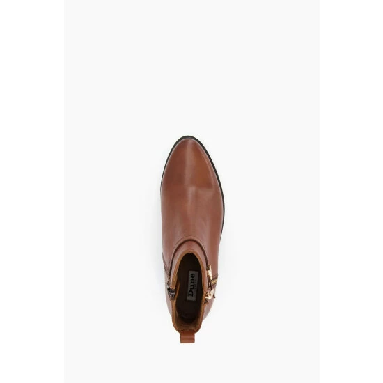 Dune London Pap Buckle Trim Brown Ankle Boots 6 Dune London Pap Buckle Trim Brown Ankle Boots - Image 4