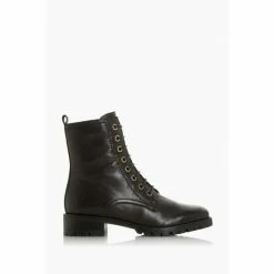 Dune London Black Wf Prestone Cleated Hiker Boots