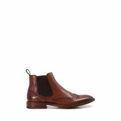 Dune London Markey Chelsea Brown Brogues Boots -Dune London Sales unnamed file 1879