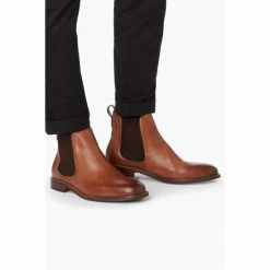 Dune London Character Tan Brown Leather Chelsea Boots 12 Dune London Character Tan Brown Leather Chelsea Boots -Dune London Sales unnamed file 1884