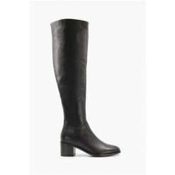 Dune London Black Trinny Block Heel Otk Boots -Dune London Sales unnamed file 1891