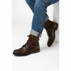 Dune London Call Casual Buckle Detail Brown Ankle Boots 12 Dune London Call Casual Buckle Detail Brown Ankle Boots -Dune London Sales unnamed file 1908