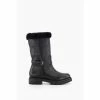 Dune London Black Regents Faux Fur Trim Calf Boots 1 Dune London Black Regents Faux Fur Trim Calf Boots -Dune London Sales unnamed file 1910