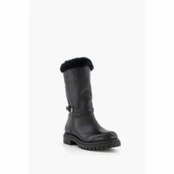 Dune London Black Regents Faux Fur Trim Calf Boots 10 Dune London Black Regents Faux Fur Trim Calf Boots -Dune London Sales unnamed file 1912