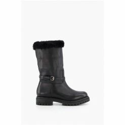 Dune London Black Regents Faux Fur Trim Calf Boots 13 Dune London Black Regents Faux Fur Trim Calf Boots -Dune London Sales unnamed file 1915