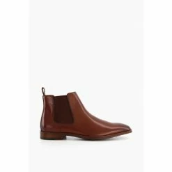 Dune London Natural Market Sole Chelsea Boots