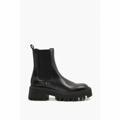 Dune London Pasto Tractor Sole Black Chelsea Boots