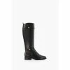 Dune London Black Wf Tap Buckle Trim High Boots -Dune London Sales unnamed file 1955