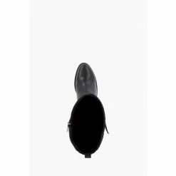 Dune London Black Wf Tap Buckle Trim High Boots 12 Dune London Black Wf Tap Buckle Trim High Boots -Dune London Sales unnamed file 1958