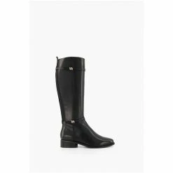 Dune London Black Wf Tap Buckle Trim High Boots 15 Dune London Black Wf Tap Buckle Trim High Boots -Dune London Sales unnamed file 1961