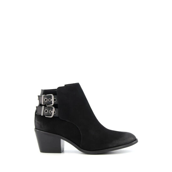 Dune London Black Pinna Double Buckle Western Boots 3 Dune London Black Pinna Double Buckle Western Boots