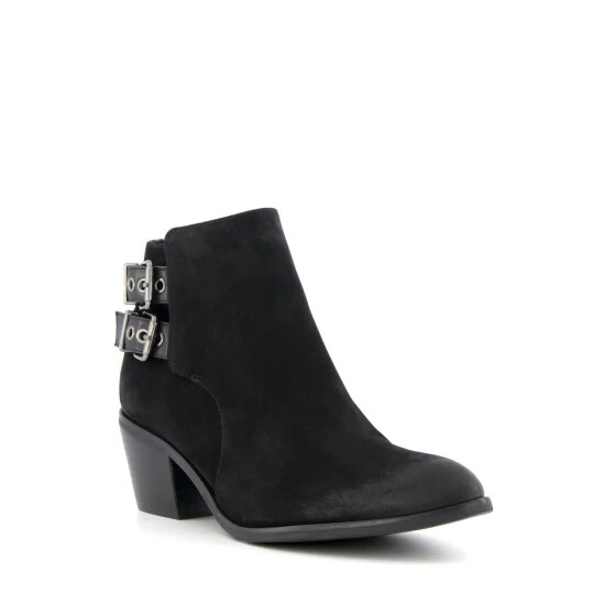 Dune London Black Pinna Double Buckle Western Boots 4 Dune London Black Pinna Double Buckle Western Boots - Image 2