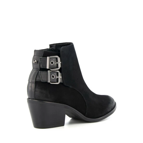 Dune London Black Pinna Double Buckle Western Boots 5 Dune London Black Pinna Double Buckle Western Boots - Image 3