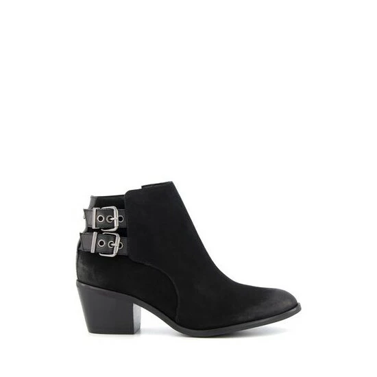 Dune London Black Pinna Double Buckle Western Boots 8 Dune London Black Pinna Double Buckle Western Boots - Image 6