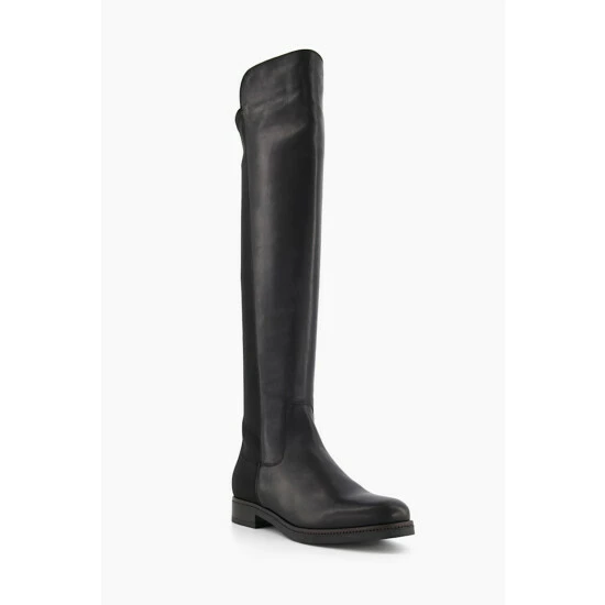 Dune London Black Tropic Over The Knee Stretch Boots 4 Dune London Black Tropic Over The Knee Stretch Boots - Image 2