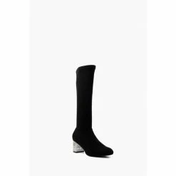 Dune London Starlet Jewel Heel High Leg Black Boots 10 Dune London Starlet Jewel Heel High Leg Black Boots -Dune London Sales unnamed file 1991