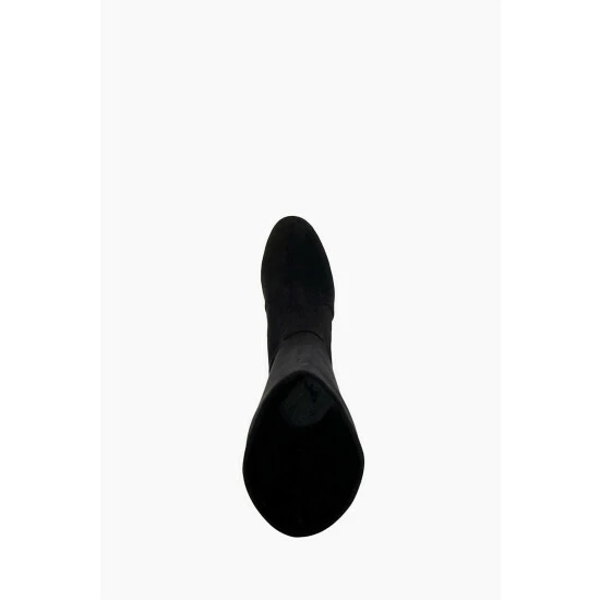 Dune London Starlet Jewel Heel High Leg Black Boots 6 Dune London Starlet Jewel Heel High Leg Black Boots - Image 4
