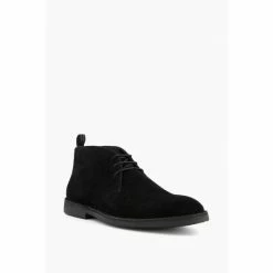Alternative view of Dune London Cash Black Lace Up Desert Boots