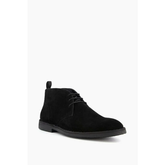 Dune London Cash Black Lace Up Desert Boots 4 Dune London Cash Black Lace Up Desert Boots - Image 2