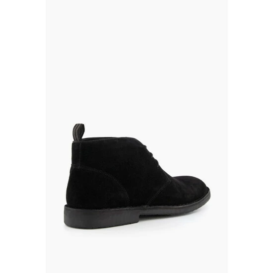 Dune London Cash Black Lace Up Desert Boots 5 Dune London Cash Black Lace Up Desert Boots - Image 3