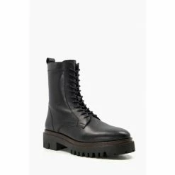 Alternative view of Dune London Picante Welt Detail High Black Ankle Boots