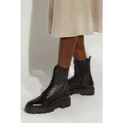 Dune London Picante Welt Detail High Black Ankle Boots -Dune London Sales unnamed file 2028