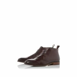 Dune London Brown Marvinn Smart Chukka Lace-Up Boots -Dune London Sales unnamed file 2112