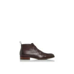 Dune London Brown Marvinn Smart Chukka Lace-Up Boots -Dune London Sales unnamed file 2115