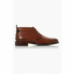 Dune London Marching Brown Leather Lace-Up Chukka Boots -Dune London Sales unnamed file 2121