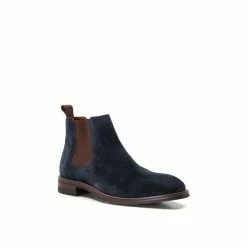 Alternative view of Dune London Blue Masons Sole Chelsea Boots