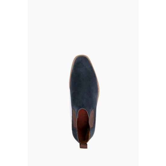 Dune London Blue Masons Sole Chelsea Boots 8 Dune London Blue Masons Sole Chelsea Boots - Image 6