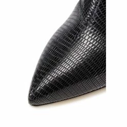 Dune London Black Spice Pointed Stiletto Knee High Heeled Boots -Dune London Sales unnamed file 2139