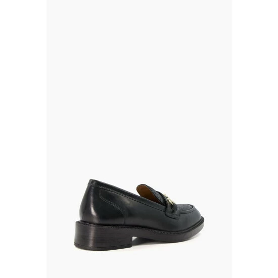 Dune London Black Grid Branded Trim Loafers 5 Dune London Black Grid Branded Trim Loafers - Image 3