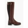 Dune London Brown Trend Buckle Detail Boots -Dune London Sales unnamed file 2141