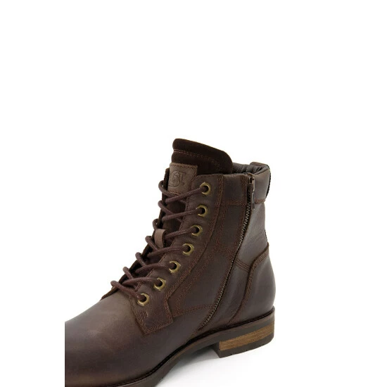 Dune London Brown Cromford Plain Toe Stitch Deta Boots 7 Dune London Brown Cromford Plain Toe Stitch Deta Boots - Image 5