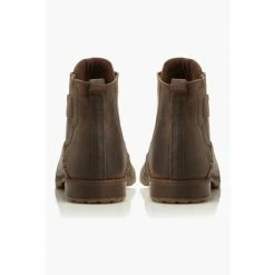Dune London Simon Dark Brown Heavy Duty Leather Ankle Boots -Dune London Sales unnamed file 2168