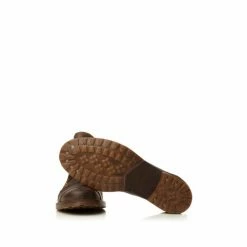 Dune London Simon Dark Brown Heavy Duty Leather Ankle Boots -Dune London Sales unnamed file 2170