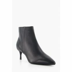 Alternative view of Dune London Orra Black Pointed Ankle Boots