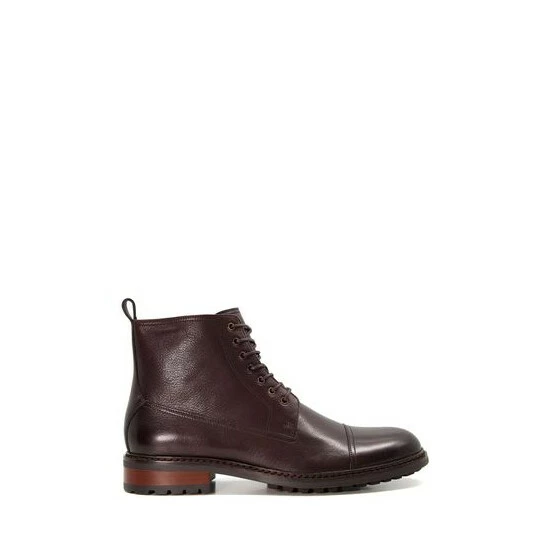 Dune London Brown Collared Toecap Lace Up Boots 7 Dune London Brown Collared Toecap Lace Up Boots - Image 5
