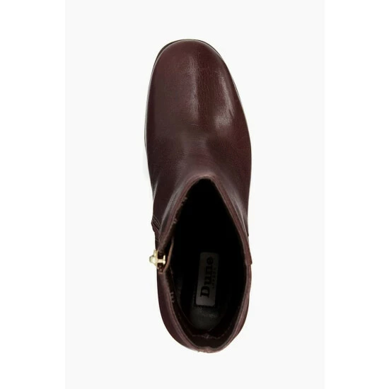 Dune London Pella Brown Platform Ankle Boots 6 Dune London Pella Brown Platform Ankle Boots - Image 4