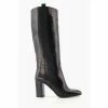 Dune London Selene Black Pull On Heel Boot -Dune London Sales unnamed file 2199