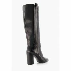 Dune London Selene Black Pull On Heel Boot -Dune London Sales unnamed file 2201