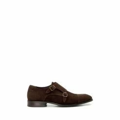 Dune London Schemer Brown Double Monk Toecap Shoes -Dune London Sales unnamed file 222
