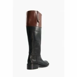 Dune London Tonia Black Two Tone Riding Boots -Dune London Sales unnamed file 2230