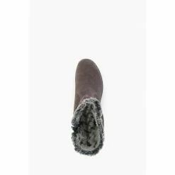 Dune London Grey Rafikii Water Resistant Faux Fur Boots -Dune London Sales unnamed file 2237